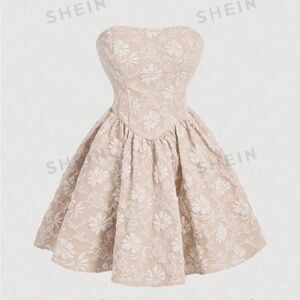 🎀Coquette Basque Strapless Dress🎀